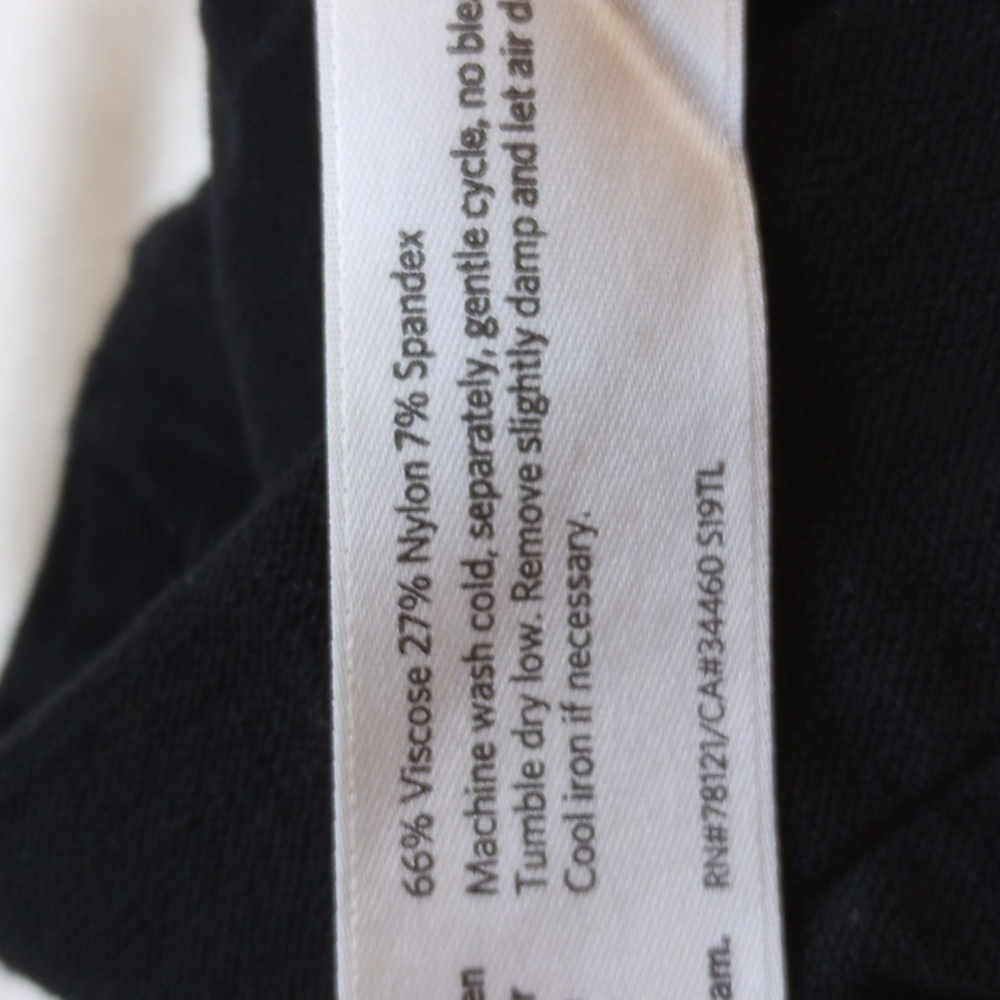 Eileen Fisher Petite Jersey Viscose Cropped Crepe Wide Leg Pants 12P Black - Picture 5 of 9